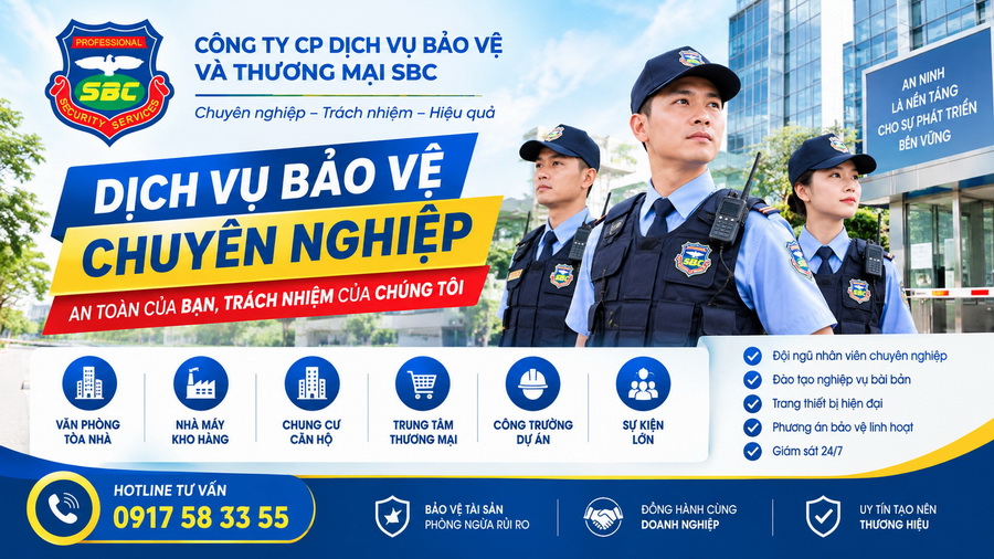 Thuê bảo vệ chuyên nghiệp: Doanh nghiệp tiết kiệm hay tốn kém hơn?